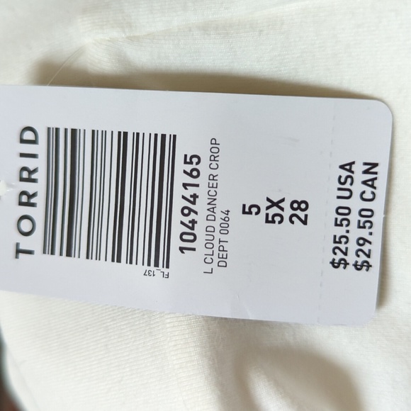 Torrid Crop Signature Waist Premium Legging 5X - Picture 12 of 12